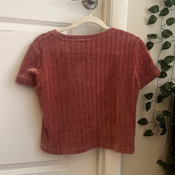 Zara Velvet T Shirt - Picture 2 of 4